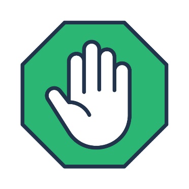 A stop icon.
